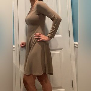 Tan dress size small